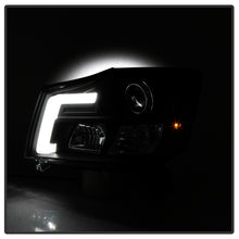 Load image into Gallery viewer, SPYDER 5085504 FITS: 04-15 Nissan Titan / 04-07 Nissan Armada V2 Projector Headlights Black PRO-YD-NTI04-DRL-BK Headlights