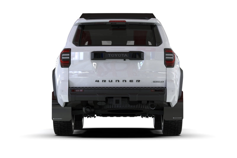 Rally Armor MF148-UR-BLK-MBK FITS: 2025+ Toyota 4Runner Black UR Mud Flap w/ Metallic Black Logo Mud Flaps