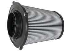 Load image into Gallery viewer, aFe 21-91132 FITS: Quantum Pro DRY S Air Filter Inverted Top 5in Flange x 8in Height Dry PDS Cold Air Intakes