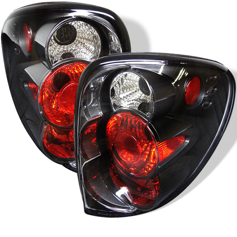 SPYDER 5002211 FITS: Dodge Caravan/Grand Caravan 01-07 Euro Style Tail Lights Black ALT-YD-DC01-BK Tail Lights