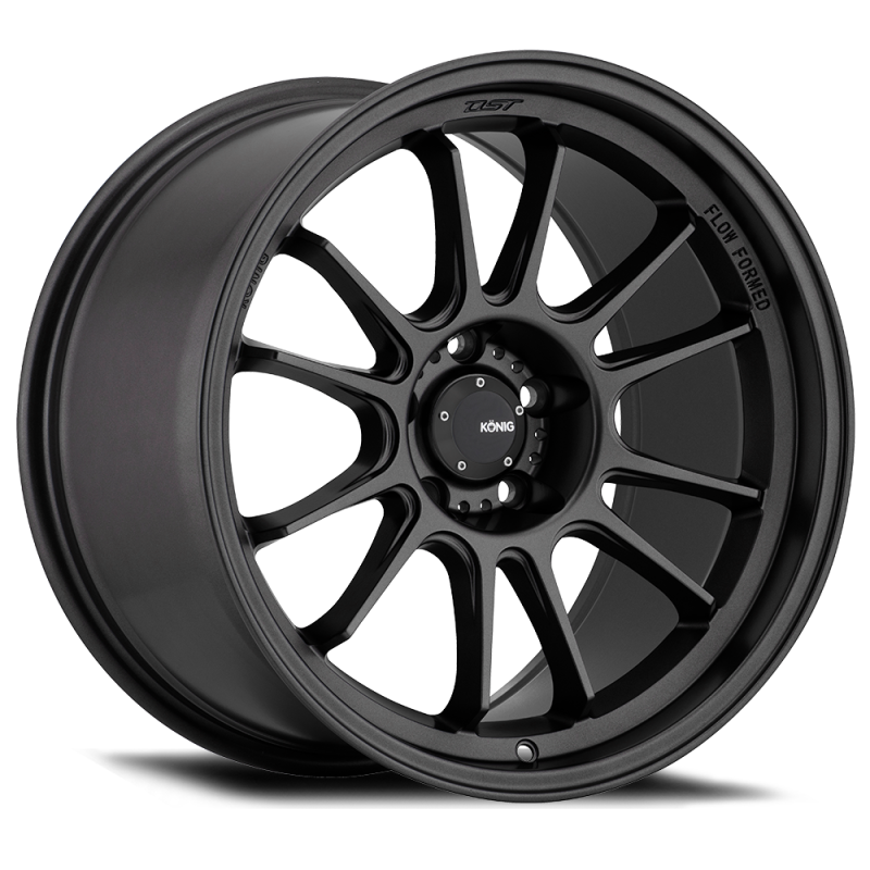 Konig HG87514355 FITS: Hypergram 17x8 5x114.3 ET35 Matte Black Wheels Cast
