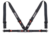 Load image into Gallery viewer, SPARCO 04716M1NR FITS: Sparco Belt 4Pt 3in/2in Competition Harness Black Seat Belts &amp; Harnesses
