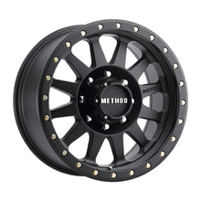 Load image into Gallery viewer, Method Wheels MR30478580500 FITS:Method MR304 Double Standard 17x8.5 0mm Offset 8x6.5 130.81mm CB Matte Black Wheel Wheels Cast