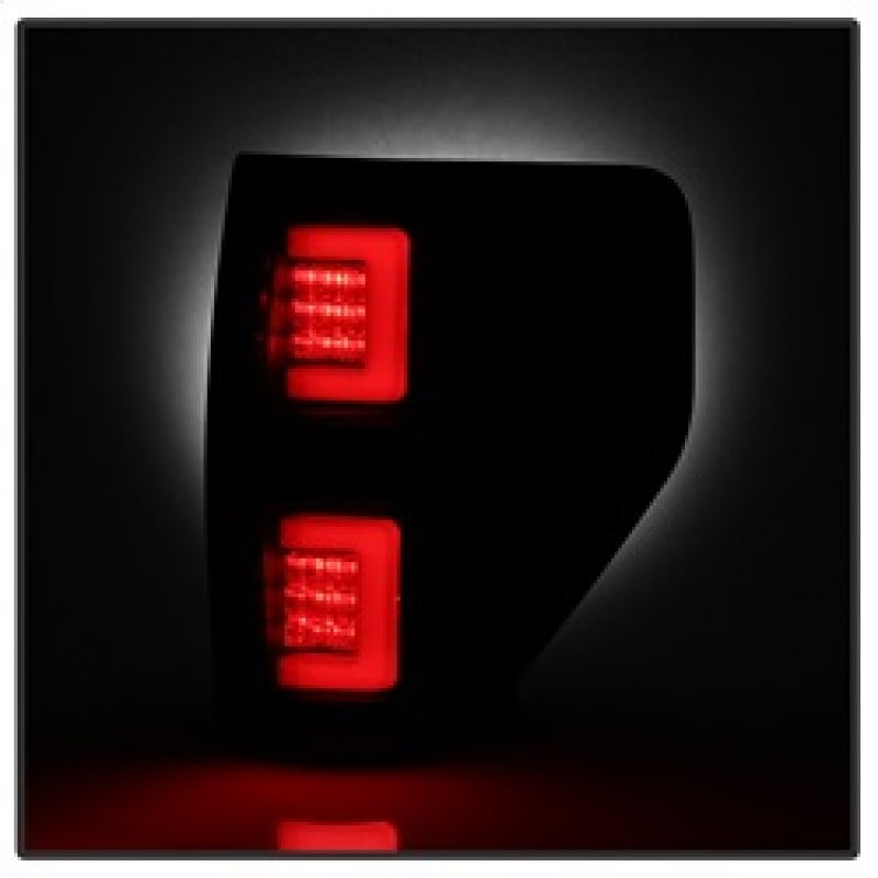 SPYDER 5084217 FITS: 09-14 Ford F150 V2 Light Bar LED Tail Lights Blk Smoke (ALT-YD-FF15009V2-LBLED-BSM) Tail Lights