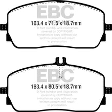 Load image into Gallery viewer, EBC 2019+ Mercedes-Benz A220 Sedan (V177) Yellowstuff Front Brake Pads