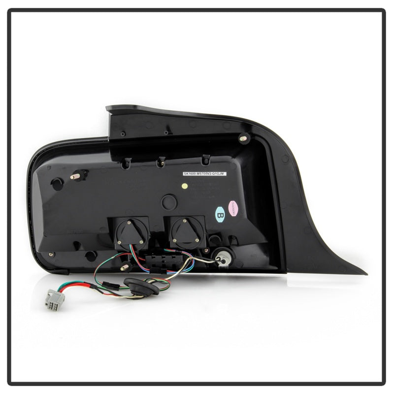 SPYDER 5086709 FITS: 05-09 Ford Mustang (White Light Bar) LED Tail Lights Smoke ALT-YD-FM05V3-LED-SM Tail Lights