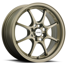 Konig HE65D04408 FITS: Helium 15x6.5 4x100 ET40 Bronze Wheels Cast