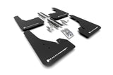 Rally Armor MF67-UR-BLK/WH FITS: 18-25 Toyota Corolla Hatchback Black UR Mud Flap White Logo Mud Flaps