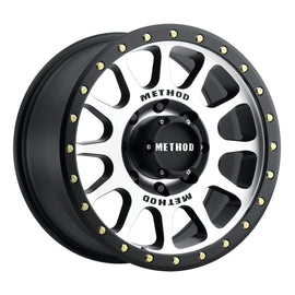 Method Wheels MR30578580300 FITS:Method MR305 NV 17x8.5 0mm Offset 8x6.5 130.81mm CB Machined/Black Street Loc Wheel Wheels Cast