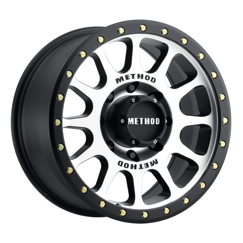 Method Wheels MR30578587300 FITS:Method MR305 NV 17x8.5 0mm Offset 8x170 130.81mm CB Machined/Black Street Loc Wheel Wheels Cast