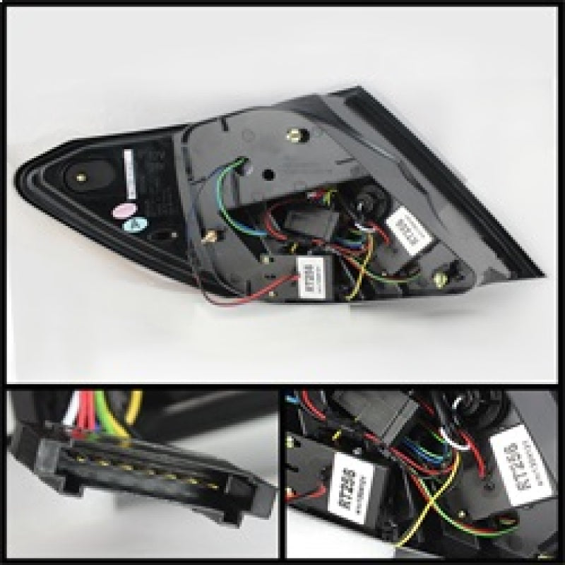 SPYDER 5072733 FITS: Mercedes Benz W204 C-Class 11-14 LED Tail Lights Blk ALT-YD-MBZC11-LED-BK Tail Lights