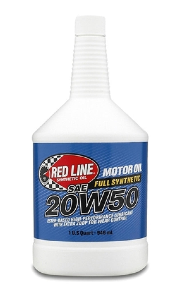 Red Line 12504 FITS: 20W50 Motor Oil Quart Motor Oils