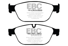 Load image into Gallery viewer, EBC DP42087R FITS: 11-12 Audi A8 Quattro 3.0 Supercharged Yellowstuff Front Brake Pads Brake Pads Performance