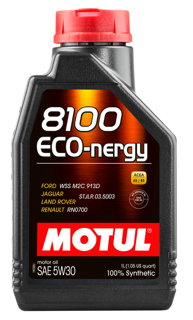 Motul 102782 FITS: 1L Synthetic Engine Oil 8100 5W30 ECO-NERGY Ford 913C Motor Oils