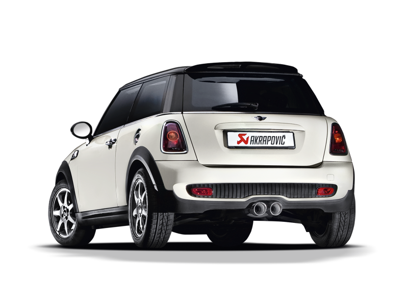 Akrapovic ME-MIN/TI/1H FITS: 07-14 MINI Cooper S (R56) / Cooper S Cabrio (R57) Evolution Line Cat Back (SS) (Req. Tips) Catback