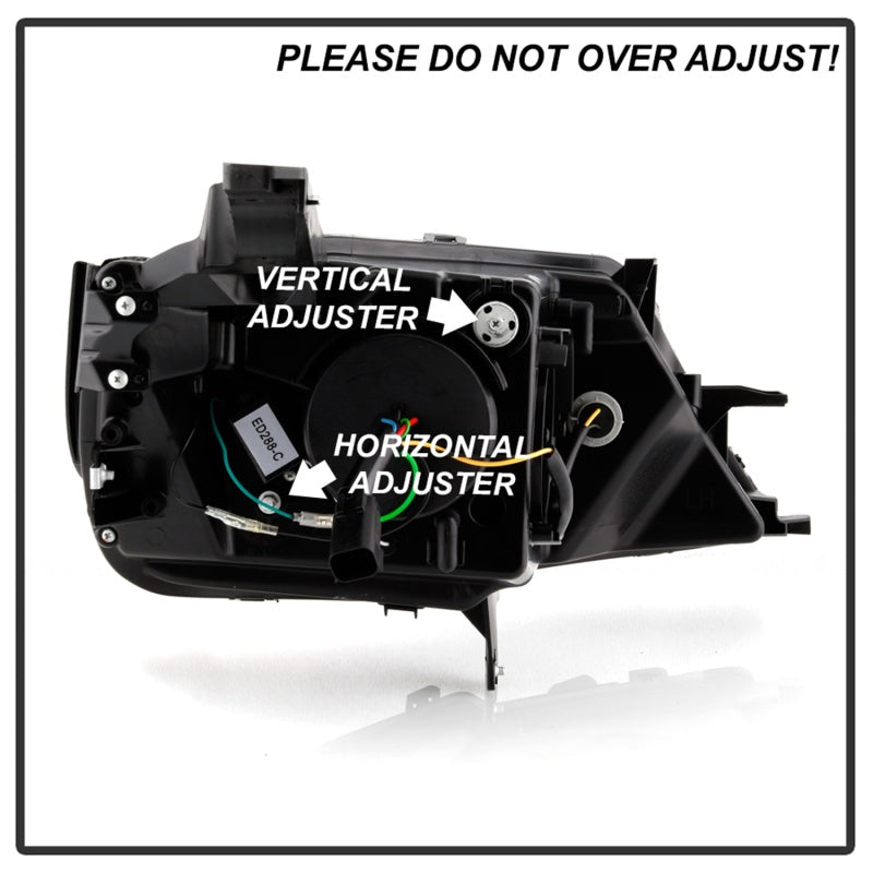 SPYDER 5086563 FITS: 14-19 Chevrolet Impala Proj Headlights Low Beam/High Beam H9 Inc Black PRO-YD-CHIP14-LB-BK Headlights