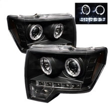 Load image into Gallery viewer, SPYDER 5010230 FITS: Ford F150 09-14 Projector Headlights Halogen Model- LED Halo LED Blk PRO-YD-FF15009-HL-BK Headlights