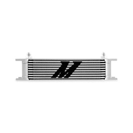 Mishimoto MMOC-10-6SL FITS: Oil Coolers FITS: Universal -6AN 10 Row Oil Cooler Silver Oil Coolers