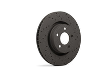 Load image into Gallery viewer, Hawk Performance HTC4567 FITS: Hawk Talon 2010 Audi A3 Base Drilled and Slotted Rear Brake Rotor Set Brake Rotors Slot &amp; Drilled