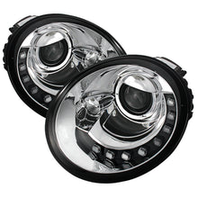 Load image into Gallery viewer, SPYDER 5080554 FITS: Volkswagen Beetle 1998-2005 Projector Headlights DRL Chrome PRO-YD-VB98-DRL-C Headlights