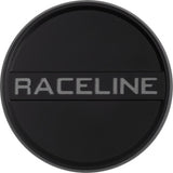 Raceline CPR-A14B-114.3 FITS: Center Cap 5X114.3 Black Wheel Center Caps