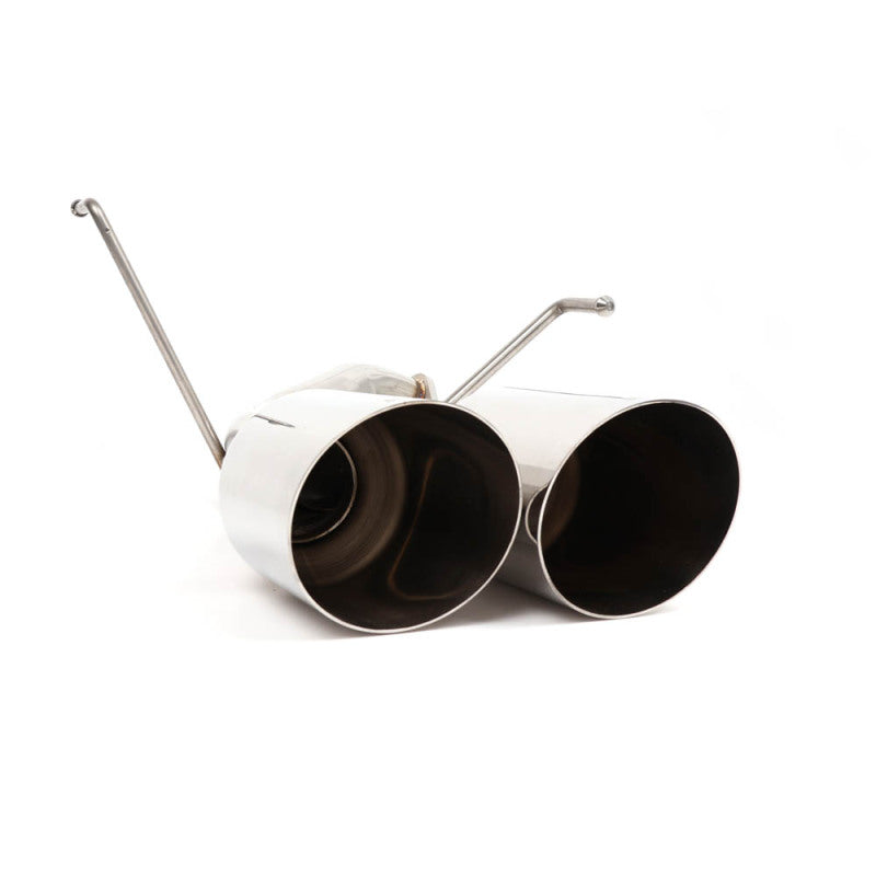 BLOX Racing BXEX-51106 FITS: 2022+ WRX Muffler Delete / Axle Back Single Wall 4in Polished Tips Muffler Delete Pipes