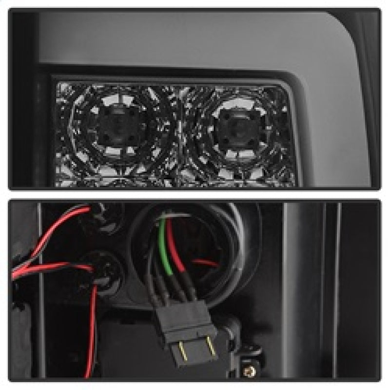 SPYDER 5084095 FITS: 07-13 Silverado (Will Not Work w/2010 921 Bulb)V3 Tail Lights Blk Smk ALT-YD-CS07V3-LBLED-BSM Tail Lights