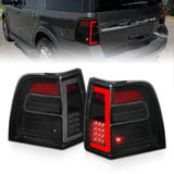 ANZO 311409 FITS: 07-17 Ford Expedition LED Taillights w/ Light Bar Black Housing Smoke Lens Tail Lights