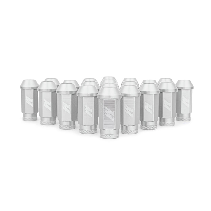 Mishimoto MMLG-15-20LSL FITS: Aluminum Locking Lug Nuts M12x1.5 20pc Set Silver Lug Nuts