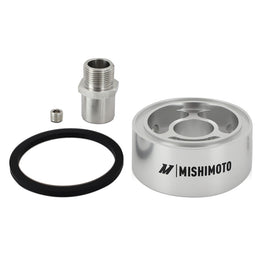 Mishimoto MMOC-SPC32-M22SL FITS: Oil Filter Spacer 32mm M22 x 1.5 Thread Silver Oil Coolers