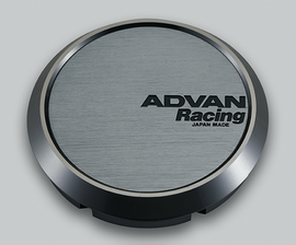Advan V0324 FITS: 73mm Flat Centercap Hyper Black Wheel Center Caps
