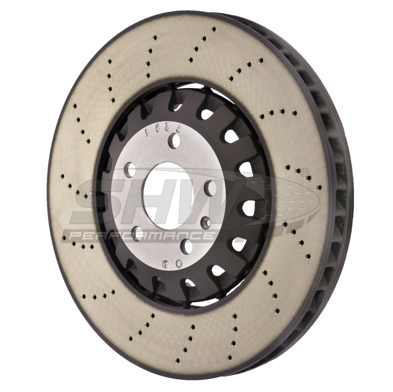 SHW Performance AFX49201 FITS:SHW 18-22 Audi RS5 2.9L Front Smooth Lightweight Brake Rotor (4M0615301AM) Brake Rotors OE
