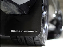 Load image into Gallery viewer, Rally Armor MF1-UR-BLK/WH FITS: 02-07 Subaru WRX/STI/RS/2.5i (Wagons Req. Mod.) Black UR Mud Flap w/White Logo Mud Flaps
