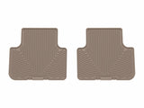 WeatherTech 17-25 Audi Q7 2nd Row Rear All-Weather Floor Mats - Tan