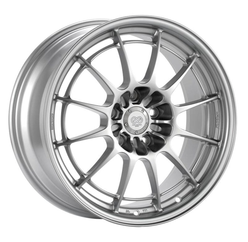 Enkei 3658956540SP FITS: NT03+M 18x9.5 5x114.3 40mm Offset 72.6mm Bore Silver Wheel G35/350z Wheels Cast