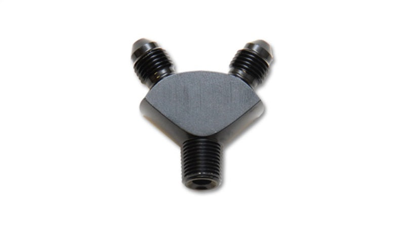 Vibrant 10818 FITS: -3AN x -3AN x 1/8in NPT Y-Adapter Fitting Aluminum Fittings
