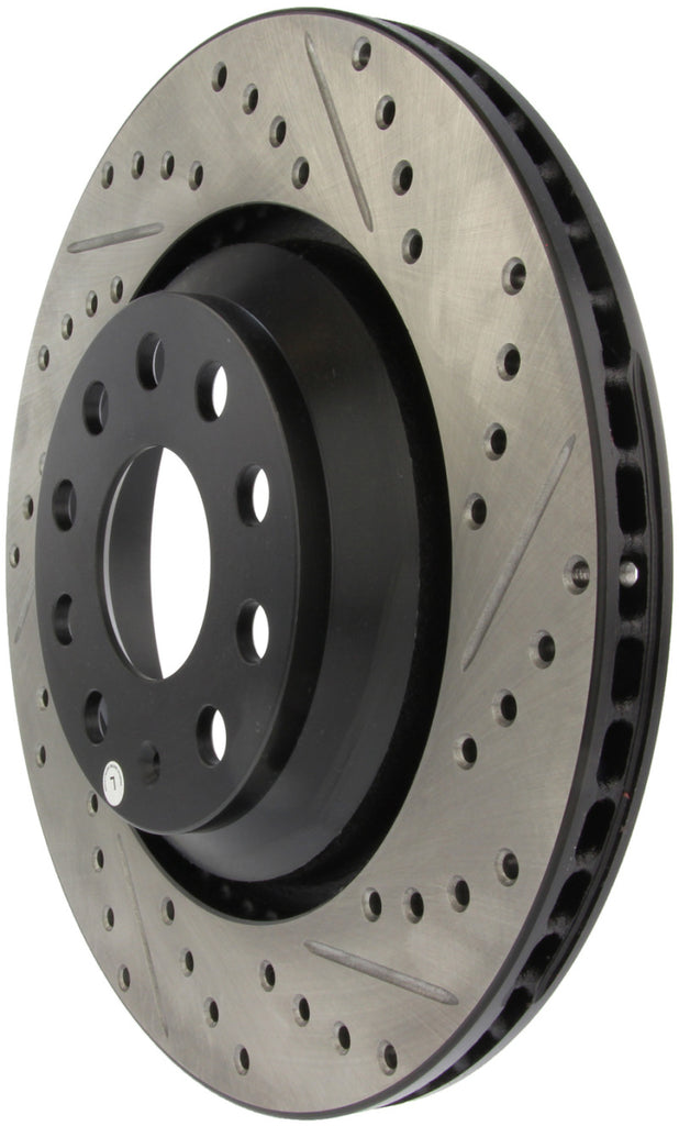 Stoptech 127.33113L FITS:StopTech 09 VW Passat CC / 06-09 Passat Slotted & Drilled Left Rear Rotor Brake Rotors Slot & Drilled
