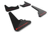 Rally Armor MF101-UR-BLK-RD FITS: 21-25 Tesla Model S / S Plaid Black UR Mud Flap w/Red Logo Mud Flaps