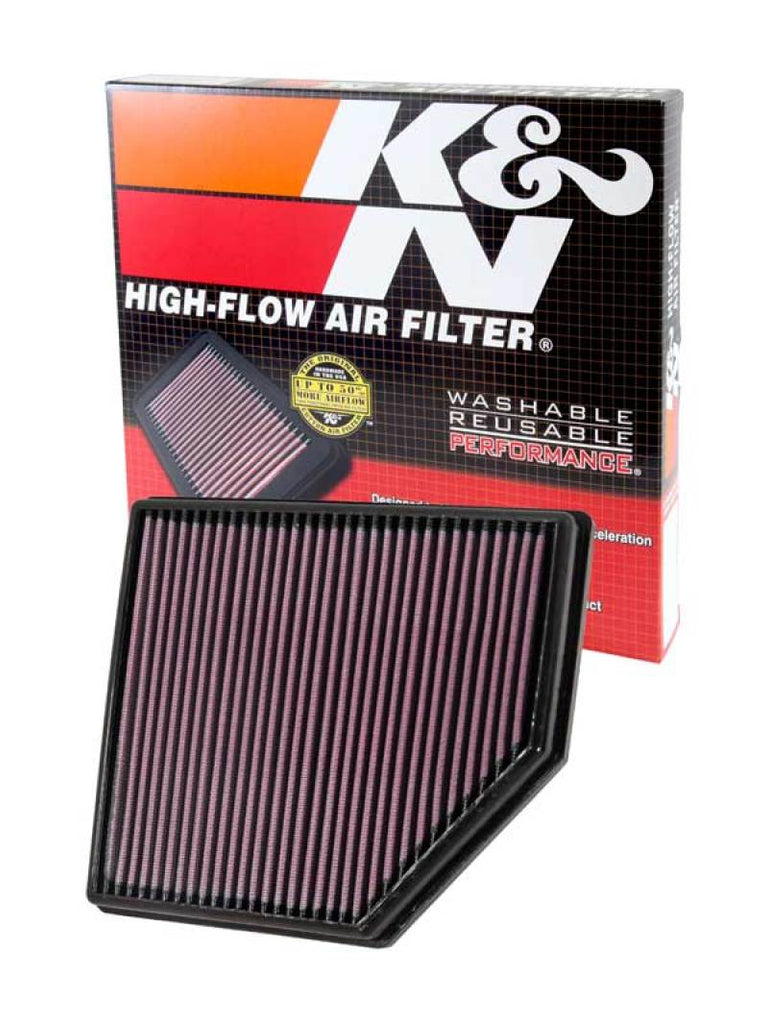K&N Engineering 33-2418 FITS:K&N Replacement Air Filter VOLVO S80 3.2L L6; 2008 Air Filters Drop In