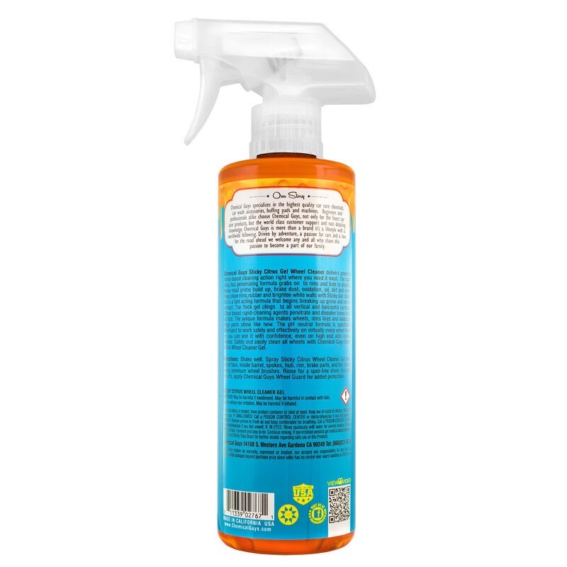 Chemical Guys CLD10516 FITS: Sticky Citrus Wheel & Rim Cleaner Gel 16oz Washes & Soaps