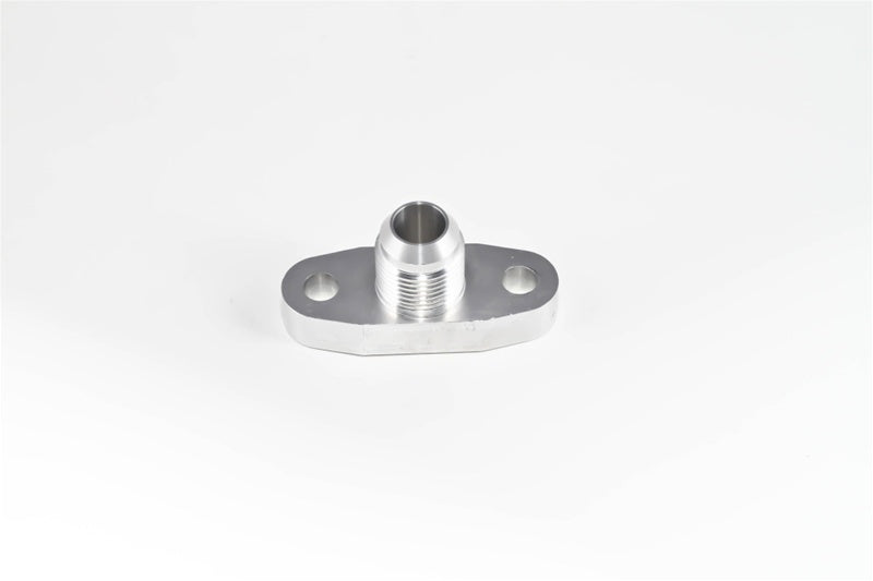 Torque Solution TS-UNI-009 FITS: Billet Oil Drain Flange w/ Integrated -10 Flare: Universal T3/T4 & PTE Turbos Flanges