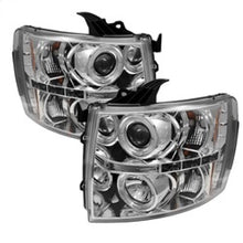 Load image into Gallery viewer, SPYDER 5009500 FITS: Chevy Silverado 1500 07-13 Projector Headlights LED Halo LED Chrm PRO-YD-CS07-HL-C Headlights