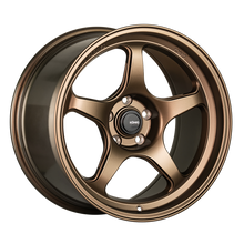 Load image into Gallery viewer, Konig HP87100408 FITS: Hyperspec 17x8 4x100 ET40 Matte Bronze Wheel (Knurled Bead) Wheels Cast