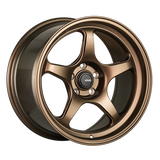 Konig HP87510408 FITS: Hyperspec 17x8 5x100 ET40 Matte Bronze Wheel (Knurled Bead) Wheels Cast