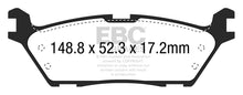 Load image into Gallery viewer, EBC DP63037 FITS: 15+ Ford F150 2.7 Twin Turbo (2WD) Electric PB Greenstuff Rear Brake Pads Brake Pads Performance