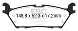EBC DP63037 FITS: 15+ Ford F150 2.7 Twin Turbo (2WD) Electric PB Greenstuff Rear Brake Pads Brake Pads Performance