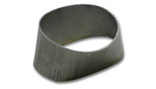 Load image into Gallery viewer, Vibrant 1448A FITS: 90mmx55mm Oval to 76mm Round Transition Adapter T304 SS for use with Part #1448 and #14480 Flanges