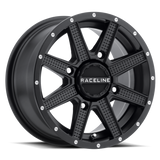 Raceline A92B-47011-52 FITS: A92B Hostage 14x7in / 4x110 BP / 10mm Offset / 83.8mm Bore Satin Black Wheel Wheels Cast