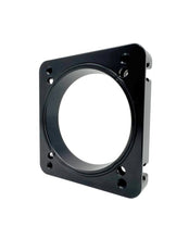 Load image into Gallery viewer, Torque Solution TS-SU-870P-BK FITS: 06-21 Subaru STI EJ Big Bore Manifold Big Bore 76mm Throttle Body Adapter Black Throttle Body Spacers