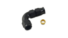 Load image into Gallery viewer, Vibrant 16566 FITS: 3/8In Tube to -6AN Female 90 Degree Union Adapter Fitting w/ Olive Inserts Fittings